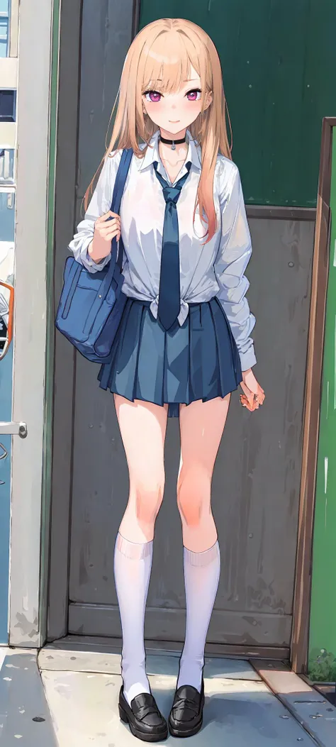 Sit with your knees hugged,(Very flat chest),Very thin body,Outdoor、Outdoor Exposure,(全nakedで),naked,(She is wearing a large gray scarf around her neck, covering her shoulders.),Look down,tits,Nipples,belly button,Schoolyard,loafers,White loose socks,Hime cut,Long Hair,bag、cel animation,raffed Asian , Surreal school girl, High school girl posing, Surreal school girl, Young and thin gravure idol, Young Sensual Gravure Idol, Asian, so beautiful, Cute school girl, Young and cute gravure idol, A real young gravure idol, beautiful Asian