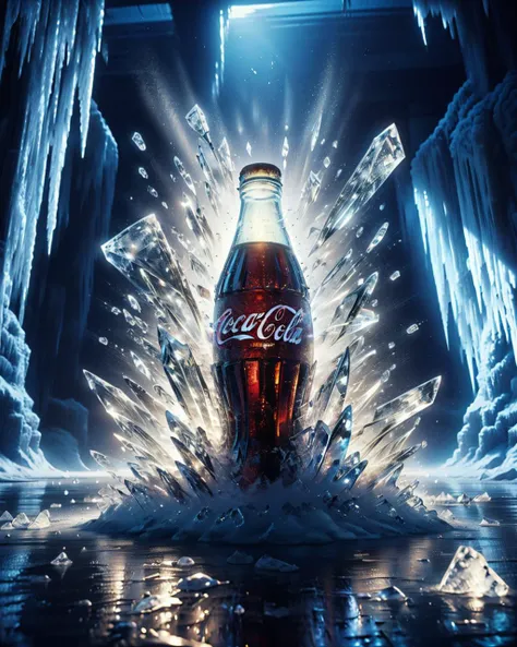 kekokele,ice,Transparent bottles,glass bottle,bottle,scenery,crystal,light particles,
Best quality,masterpiece,ultra high res,<lora:kekokele4:0.7>,