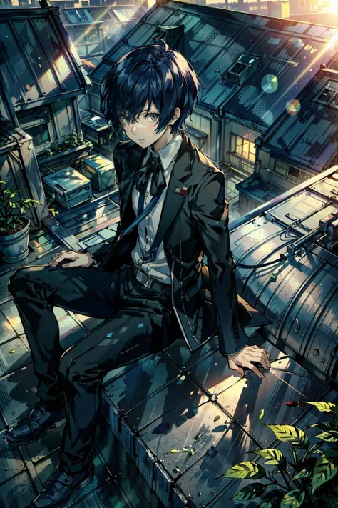(masterpiece, best quality:1.3)
<lora:epi_noiseoffset2:1> <lora:add_detail:0.7> <lora:Persona3MakotoYuki:0.8>
Persona3MakotoYuki, 1boy, solo, rooftop garden, morning, fresh and vibrant with soft sunlight