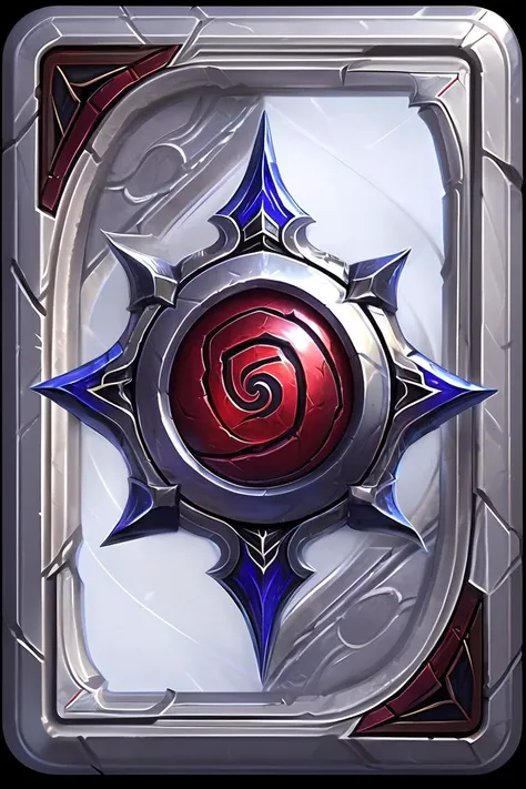 Concept Art, Game Cards, Silver Pattern, Western Magic Style, Spin Symbols, no_humans, Solo, Frame, Broken, card_ (Medium),<lora:kapai:0.8>,