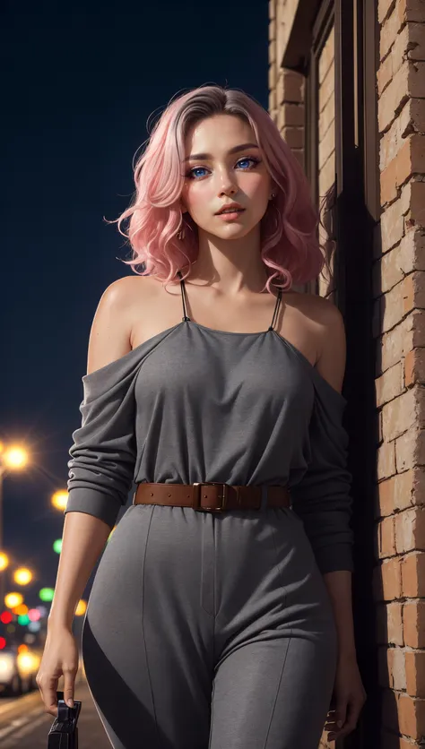 (masterpiece:1.3, realistic:1.3), best quality, ultra detailed, intricate, professional photography, HDR, High Dynamic Range, (8k UHD), RAW photo, dslr, realistic LUT, cinematic LUT, perfect lighting, professional lighting, cinematic lighting, cinematic shadows, iridescent lighting, high quality shadow, half-body shot, sharp focus, beautiful and aesthetic, looking gorgeous, iridescent colours, shiny, high quality texture, intricate details, detailed texture, finely detailed, high detail, ADDBASE, 
Warmth in the city night. On the bustling nighttime streets, the lights are warm and gentle ADDCOL
dimonapatrick_promptographyPhoto, Fashion photography, Graceful, Native American, mid-twenty, woman, Long hair, Pixie hair, Bald, Gray hair, Double Eyelid eyes shape, Heterochromia eyes, Upper Lip Mole lip, Black lips, Square with Soft Jaw face, Retro makeup, Confident, Flyweight body, Vogue pose, Action scene, One-piece styles, Slacks, Strip light, Corona, Moonlight, Snowstorm, soft pink background, Industrial background, Nikon D6, 8mm fisheye lens, Crane shot BREAK dimonapatrick_portraitECU, Top-down angle, Cinestill 800T, Desatured grunge filter, dimonapatrick_promptographyHumanLikeness ADDCOL
casting deep shadows and giving a sense of peace and warmth