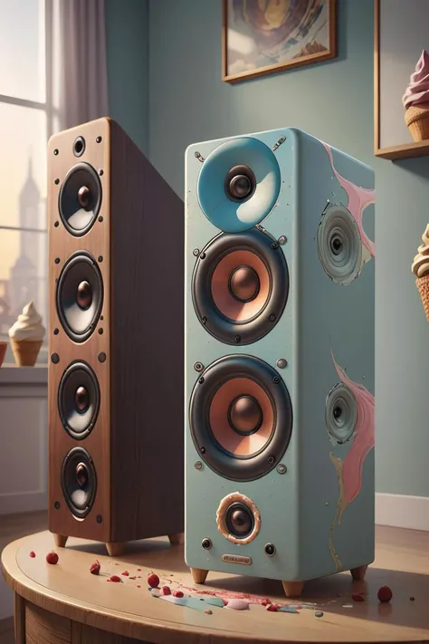 <lora:GelatoStyle:1>GelatoStyle Advanced speakers, (Masterpiece:1.3) (best quality:1.2) (high quality:1.1)