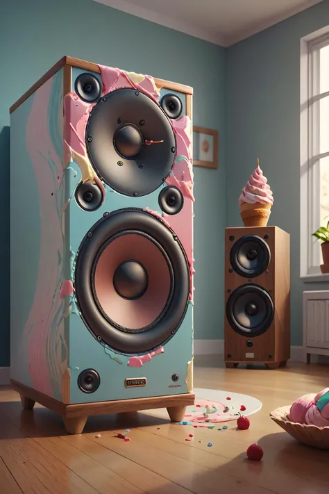 <lora:GelatoStyle:1>GelatoStyle Advanced speakers, (Masterpiece:1.3) (best quality:1.2) (high quality:1.1)