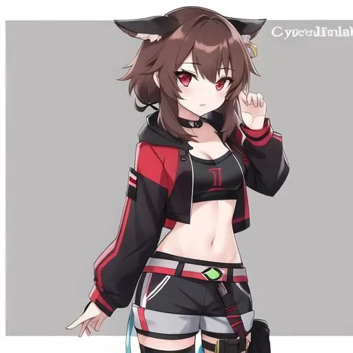 crydia, 1 girl, good anatomy, brown hair, red eyes, <lora:CrydiaaYTLoraSave:1>