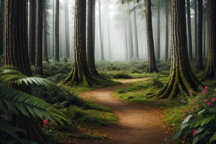 fantasy seaside landscape, absurdres, beautiful, ((masterpiece, best quality, intricate details:1.2)) highres, ((fantasy forest:1.4)), realistic, UHD, sharp focus, mesmerizing, ultra detailed, high texture resolution, breathtaking, photorealistic, 32k, crisp colors <lora:add_detail:1> epiCPhoto OverallDetail, vivid colors
