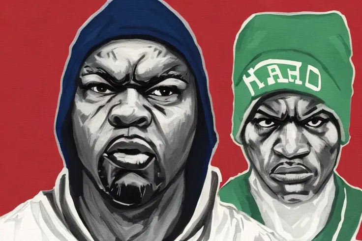 hood on, angry , no cry