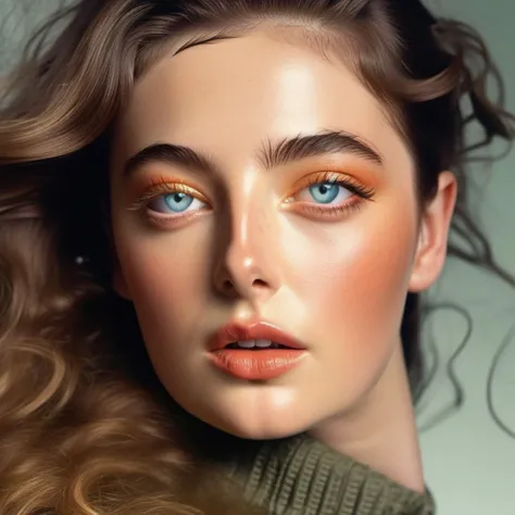 <lora:milliebrady_resized_256_bf16:1> milliebrady (Fashion Magazine cover:1.3) (Modern Font),(fashion 1.3) photo of a vivacious Supermodel, Striking eyes, voluminous thick wavy hair, lipgloss, wearing intricately detailed tactical clothing, looking at viewer, seductive expression, (upper body shot:1.3) Studio lighting, shot using a Hasselblad 500CM on Fujicolor Pro film in the style of (Hans Bellmer:1.1) High detail, intricate, detailed face, detailed eyes, detailed skin, Golden Section,