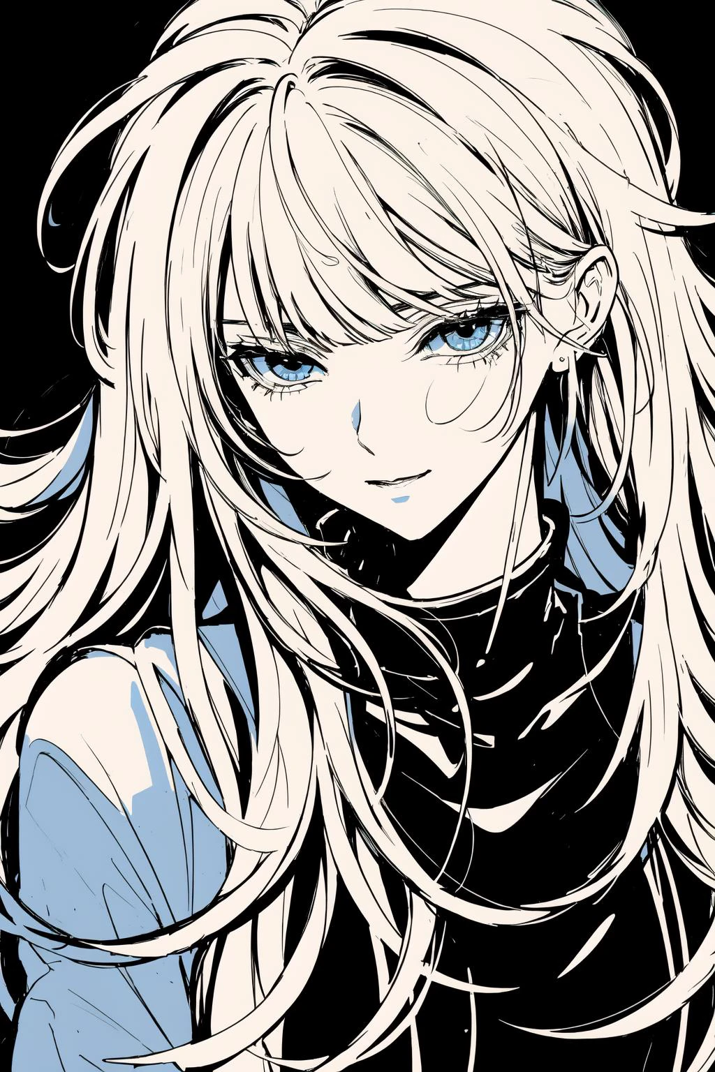 (best art, :1.3),
good detailed, (glowing background),
best quality, wide-angle Hyperdetailed, masterpiece, 8k, natural lighting, soft lighting, sunlight, HDR (High Dynamic Range), Maximum Clarity And Sharpness, Multi-Layered Textures,
<lora:SketchStyle:0.8> white background, black background, woman, sketch by NTY