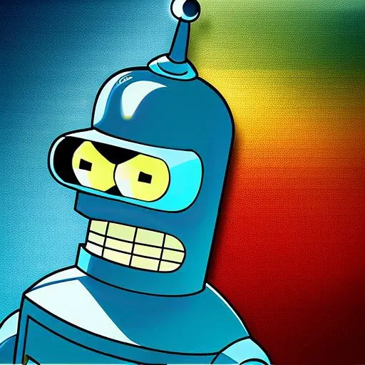 A picture of bender, the super robot <lora:sd15-bender-lora:1>, Very detailed, clean, high quality, sharp image