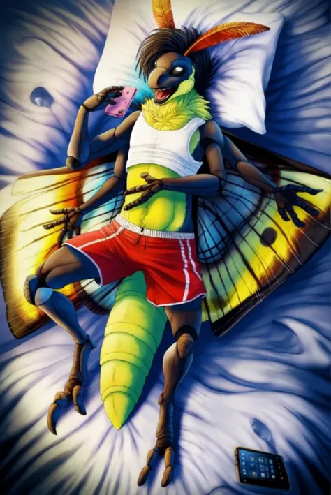 (Dark environment: 0.8), dark shadow, curse spread, Insect parasitism, moss skin, Dark moss scales, crustacean skin, Plant parasitism, Leaf growth, leaf scales, vines, insect boys, vegetative people, Solitude, zhengtai, Amber eyes, Insect assimilation, a large number of insect characteristics, Light wings, arthropods, many hands, Hold a glowing butterfly,Claws, A large number of plant characteristics, A lot of love bubbles up around the protagonist，eye closeds，Open-mouthed，Be red in the face，Boy student，no clothes are worn，The reproductive organs are drawn a little longer，Color color，Gamine，Super cute face，full bodyesbian，Ejaculate，Semen，，Large erection genitals，big genitals，Large male genitalia，