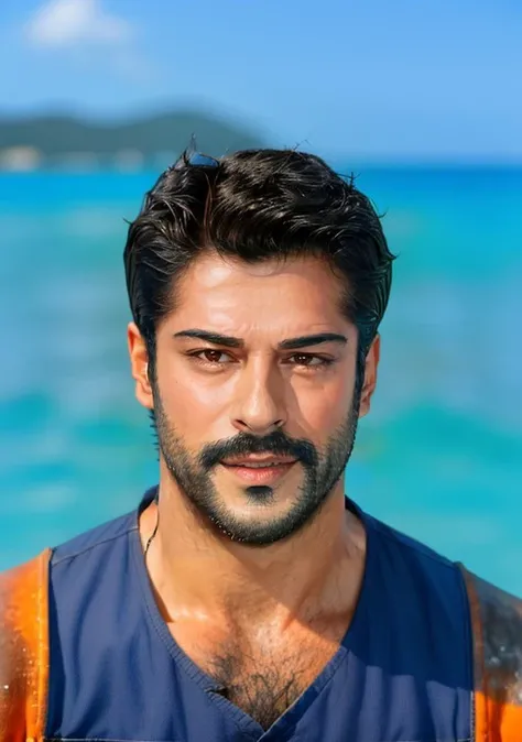 (raw portrait photo) of (cheerful:1.2) burak_ozcivit as (repair worker:1.3),of (standing:1.2),(fade with goatee:1.2),(full chin beard:1.1)at (in:1.2) Brutalism architecture,(Great Barrier Reef, Australia:1.3),(skin details:1.2),(skin pores:1.2),4mm - 14mm focal length,(Cosmic Horror:1.2) ,<lora:burak_ozcivit-000008:0.8>,