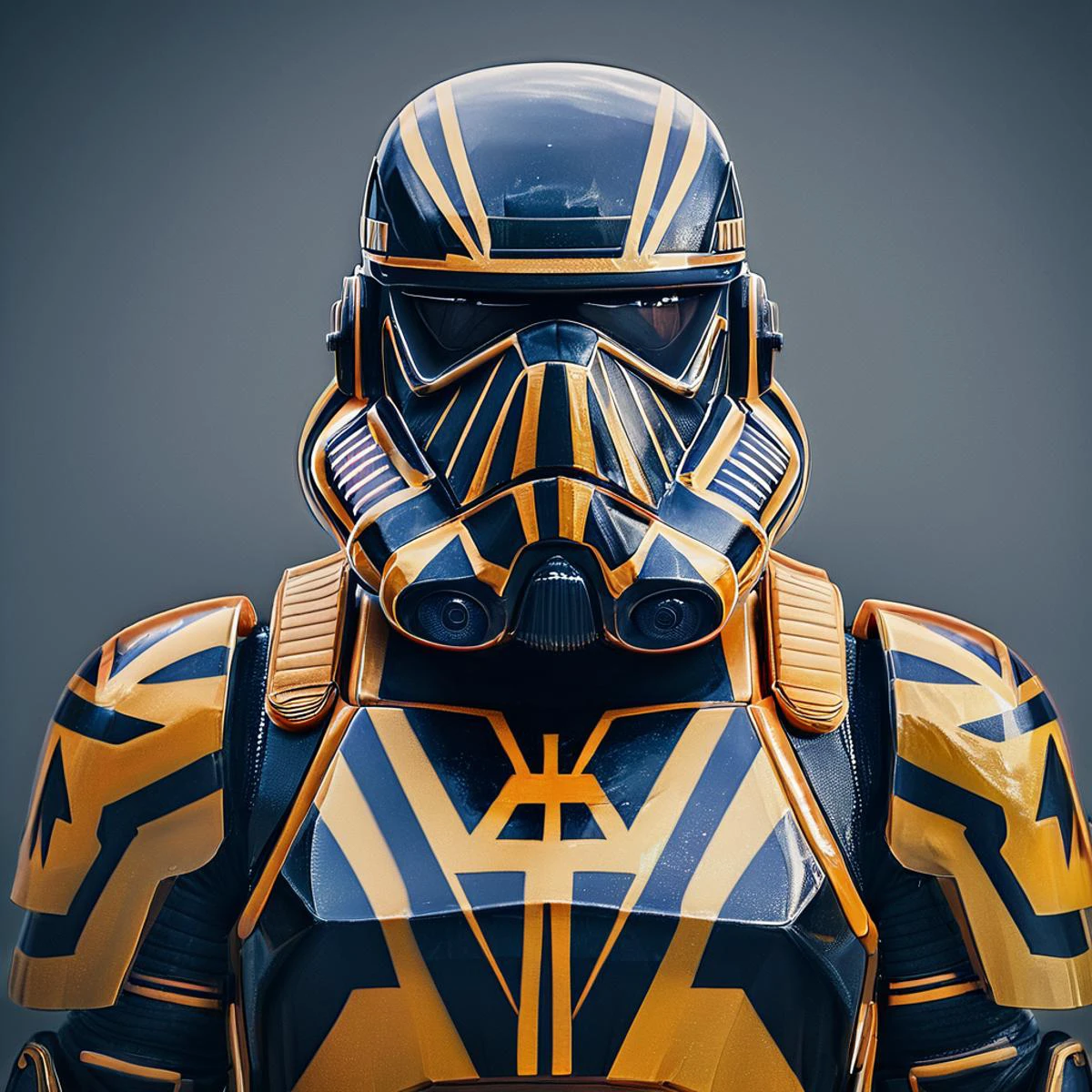 score_9,score_8_up,,score_7_up, source_photo,photorealistic,
artdeco_v4,3d,storm trooper armor,yellow and black,
,art deco,
<lora:art_deco_v4_pony:0.6>,