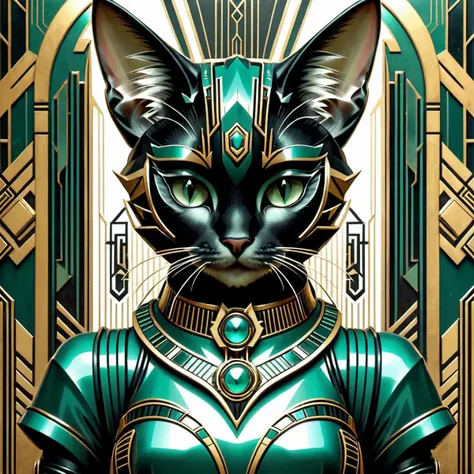 masterpiece,high resolution,
 ,<lora:art_deco-v4-xl-8:0.8>,
,art deco,artdeco_v4,
3d,poster,cat,cyberpunk