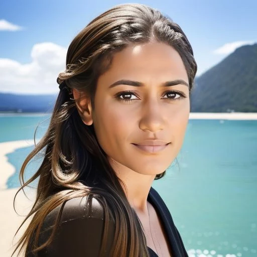 ((1girl)), portrait of Josephin Jobert, background landscape from iland St.Marie, (masterpiece, photorealistic) , <lora:JosephinJobert:0.9>