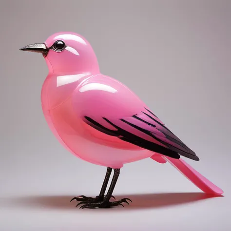 <lora:[XL]jelly:1>1 pink bird