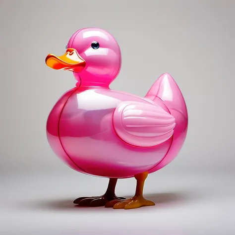 <lora:[XL]jelly:1>1 pink duck