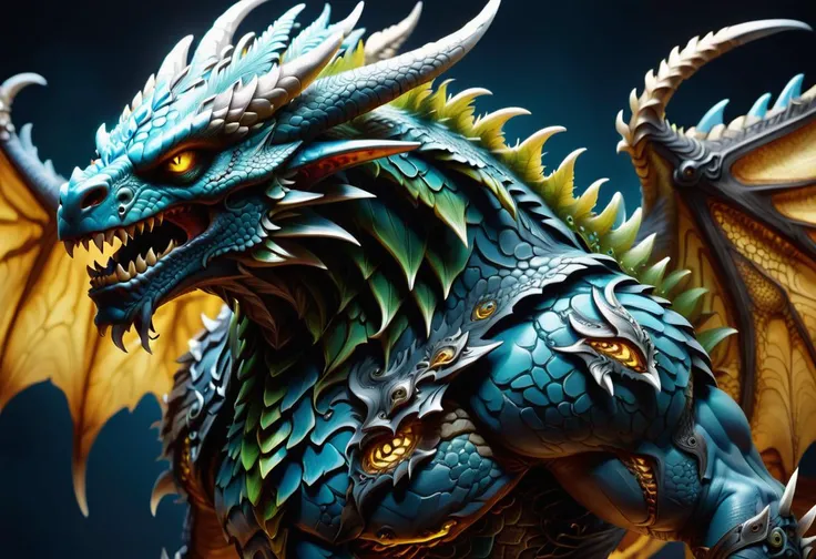 hyper detailed masterpiece, dynamic, awesome quality, DTStyle ogre, male human with dragonic characteristics, scaled skin, slitted pupils, translucent wings,crest, fingers with talons, sense of mystique and hidden power, protective, lamenting , <lora:DTStyle:1>