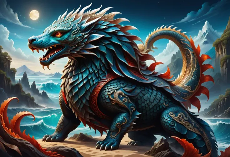 hyper detailed masterpiece, dynamic, awesome quality, DTStyle naga, mythical enchanting mystical creature, human on land attractive, wearing a seal skin cloak, connection to the sea, transformation, love, tragedy , <lora:DTStyle:1>