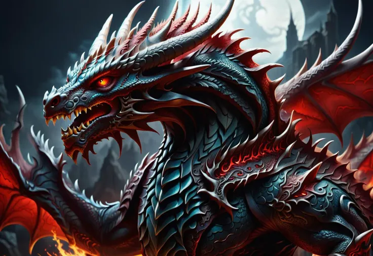 hyper detailed masterpiece, dynamic, awesome quality, DTStyle dragon human form, large menacing demon, horned demonic appearance, red and dark colored leathery skin, formidable powers, lord of terror, powerful, malevolent, natural surroundings,knowledge-sharing,embodied presence,outdoor activities,labor,synergistic , <lora:DTStyle:1>