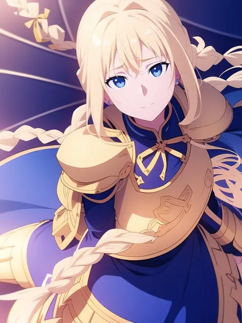 <lora:Alice:0.5>
a woman, blonde hair, blue eyes, long braid hairstyle
masterpeace, best quality, (extremely detailed CG:1.4), highly detailed faces ,glowing colors