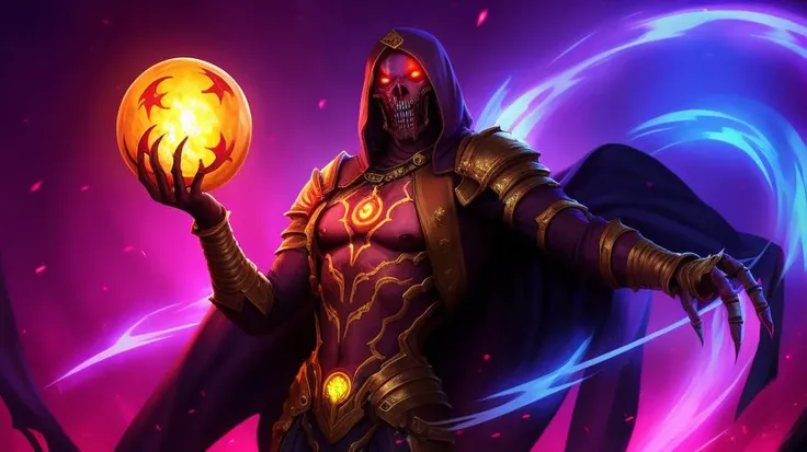 a human male necromancer, realistic, horror