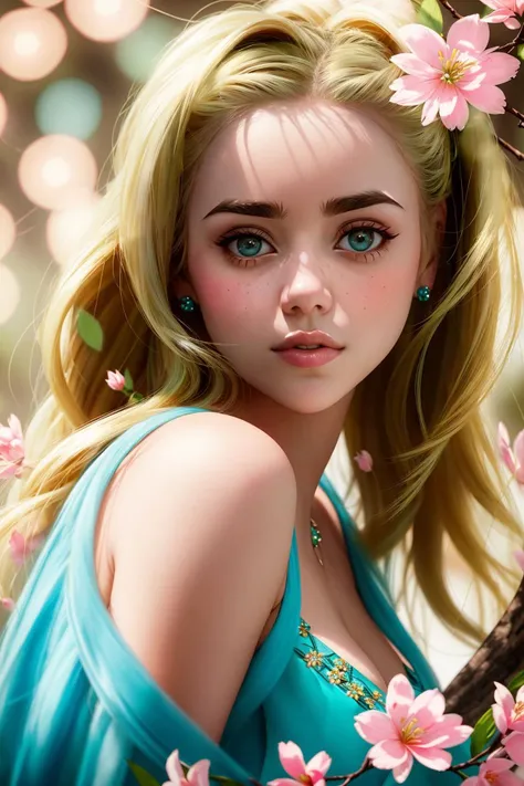 portrait photo of beautiful blonde woman (FollyNobodySD15:0.9) teal dress high contrast side lighting cherry blossoms falling leaves
(award winning photography:1.2) (masterpiece:1.1) (bokeh:1.1) (photorealistic) (best quality) (detailed) (intricate) (8k) (HDR) (wallpaper) (cinematic lighting) (sharp focus) <lora:epiNoiseoffset_v2:1.2>