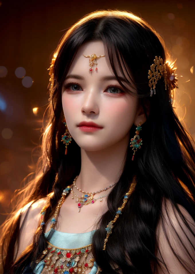 best quality, masterpiece, highres, 1girl,china dress,hair ornament,necklace, jewelry,Beautiful face,upon_body, tyndall effect,photorealistic, dark studio, rim lighting, two tone lighting,(high detailed skin:1.2), 8k uhd, dslr, soft lighting, high quality, volumetric lighting, candid, Photograph, high resolution, 4k, 8k, Bokeh
<lora:fromis9Jiheon_fromis9JiheonV2:1>