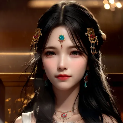 best quality, masterpiece, highres, 1girl,china dress,hair ornament,necklace, jewelry,Beautiful face,upon_body, tyndall effect,photorealistic, dark studio, rim lighting, two tone lighting,(high detailed skin:1.2), 8k uhd, dslr, soft lighting, high quality, volumetric lighting, candid, Photograph, high resolution, 4k, 8k, Bokeh
<lora:fromis9Jiheon_fromis9JiheonV2:1>