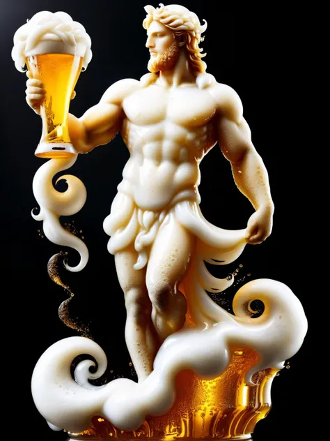 A majestic marble statue of a Greek god, sculpted entirely from shimmering amber ral-beer. ral-beer <lora:ral-beer-sdxl:1> <lora:EnvyBetterHiresFixXL01:0:hr=1>