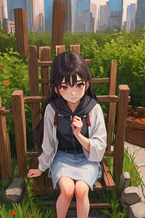 outdoor,1girl,masterpiece, best quality, <lora:tecmix-v3-000006:0.8>