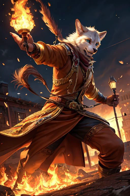 Hyperrealistic furry art,
It's not me you see.
Pieces of valentine.
With just a song of mine.
To keep from burning history.
seasons of gasoline and gold.
wise men fold.
BREAK, hi res, detailed background, 8k, sharped image, masterpiece, (wide dynamic range, dynamic angles and pose:1.2) Realistic, Photorealistic, (masterpiece:1.5), concept art, intricate details, highly detailed, photorealistic, octane render, 8k, unreal engine, dynamic pose, best quality, highres, (realistic face:1.1), (hyperrealistic:1.1), ((full_body)), perfect eyes, (((perfect hands))),((dynamic background)), low light