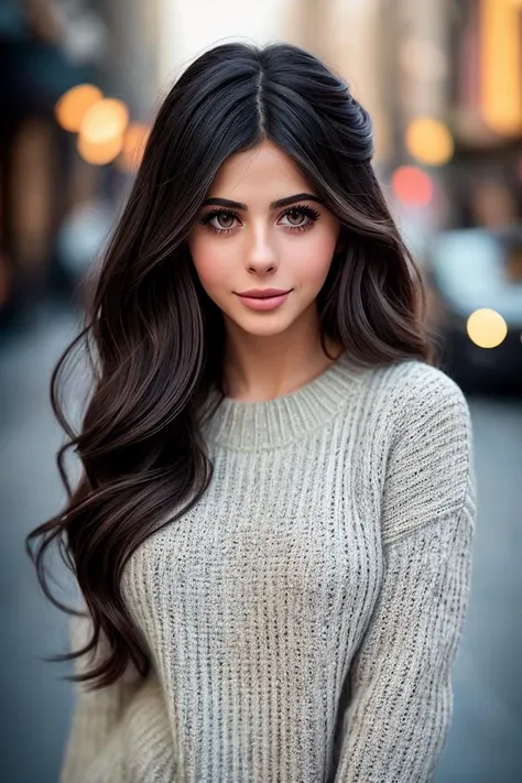 photo of beautiful (azzyl4nd:0.99), a woman in a (path:1.1), perfect hair, hair upsweep updo, wearing (sweater:1.2), modelshoot style, (extremely detailed CG unity 8k wallpaper), professional majestic (photography by robert capa:1.1), (Nikon D7500 DSLR Camera), 24mm, exposure blend, hdr, faded, extremely intricate, High Detail, Sharp focus, dramatic, soft cinematic light, (looking at viewer), (detailed pupils), cute smile, 24mm, 4k textures, soft cinematic light, adobe lightroom, photolab, elegant, ((((cinematic look)))), soothing tones, insane details, hyperdetailed, low contrast