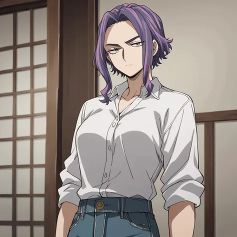 score_9, score_8_up, score_7_up, source_anime,masterpiece,best quality,highres,absurdres,official art,official style,source_anime,anime screencap,anime coloring,anime,animated, uncensored,
1girl, solo, <lora:lady_nagantV02:0.8>, lady nagant,
white shirt, jean