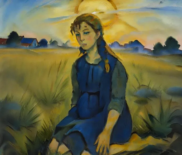 by Anna Ancher, (best quality, masterpiece, Representative work, official art, Professional, Ultra high detail, 8k)