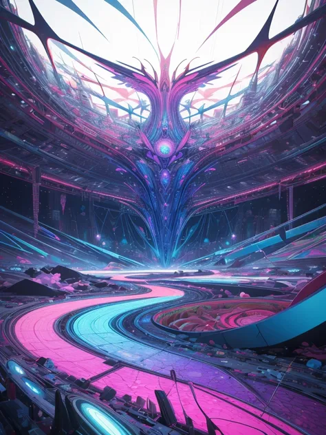 The project has been heavily influenced by my experiences with psychedelics, particularly LSD, which have opened new avenues of perception and creativity. Drawing upon the visual and conceptual languages of artists like Alex Grey, BEEPLE, Android Jones, and the surrealism genre, this project represents a fusion of art, technology, and science. It's a journey through 3D modelling, inspired by the surreal, psychedelic landscapes and dreamlike imagery these substances can reveal.