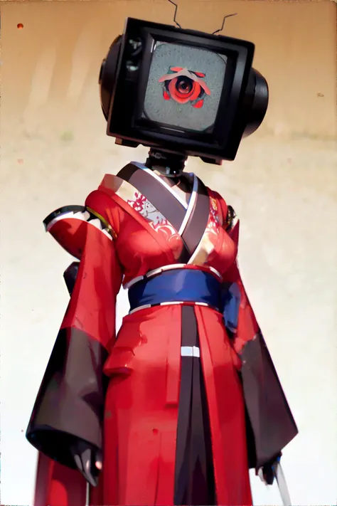 <lora:tvhead:0.8>, monitor head, kimono, woman || masterpiece, perfect quality, sharp focus, shallow depth of field, 8k