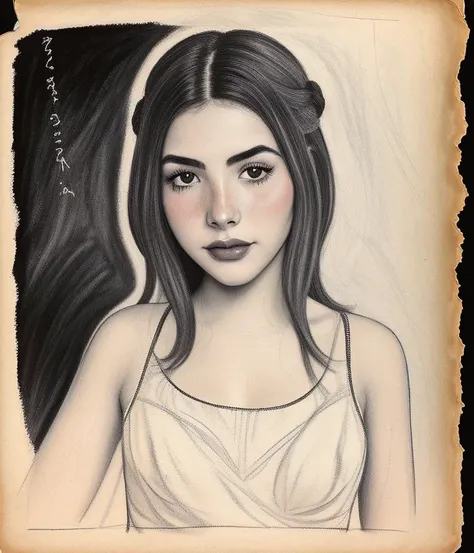 A black and white charcoal drawing of 4ndre4 Botez, scribble sketch, (smudges) on paper, (faded lines), by Gustav Klimt <lora:LCM 1.5:1> <lora:4ndre4_Botez:1.1>