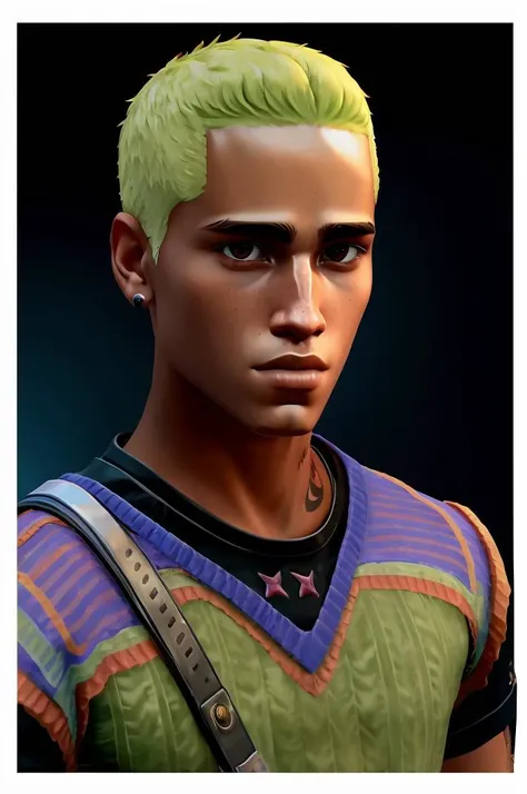 Gekko, portrait of a man, looking at viewer, 1boy, 1male, masterpiece, best quality <lora:GekkoValorantV2.0:1>