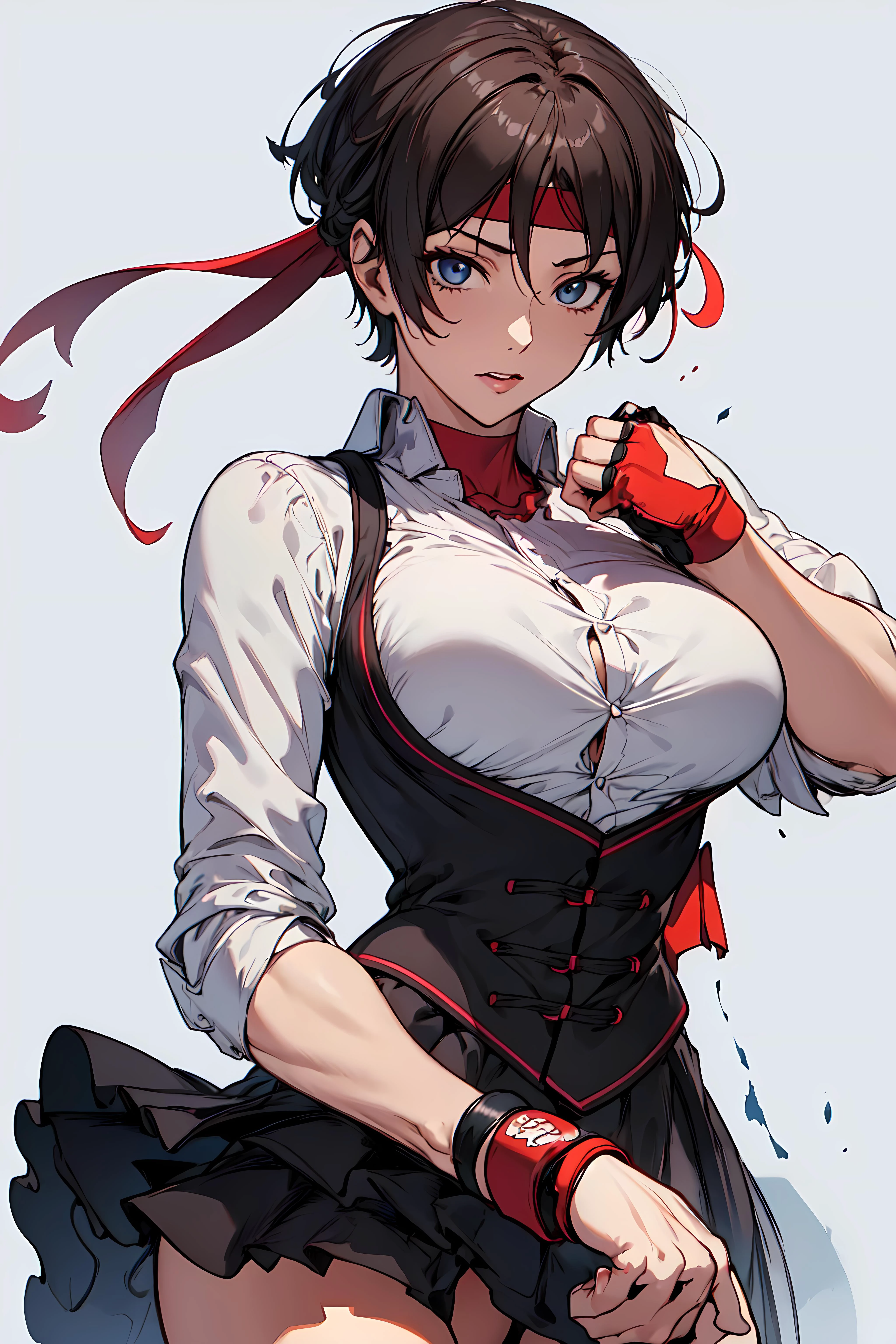 best quality, extremely detailed, anime style, key visual,
8k, high res,
<lora:hews style by goofy ai:0.4> <lora:cutesexyrobutts_v2:0.2> <lora:puuzaki-puuna-lora-v1:0.> <lora:Maki Yoko_20230823184820:0.>
<lora:Kenshin187:0.>
<lora:Round_Breasts_V7:0.4>ROUND BREASTS, big BREASTS
(simple background,:1.3)
watching at viewer
1girl, (slender:1.2), waist, (muscular:0.7)
<lora:Sakura:0.9>
SAKURAMS
SFV
fighting stance,