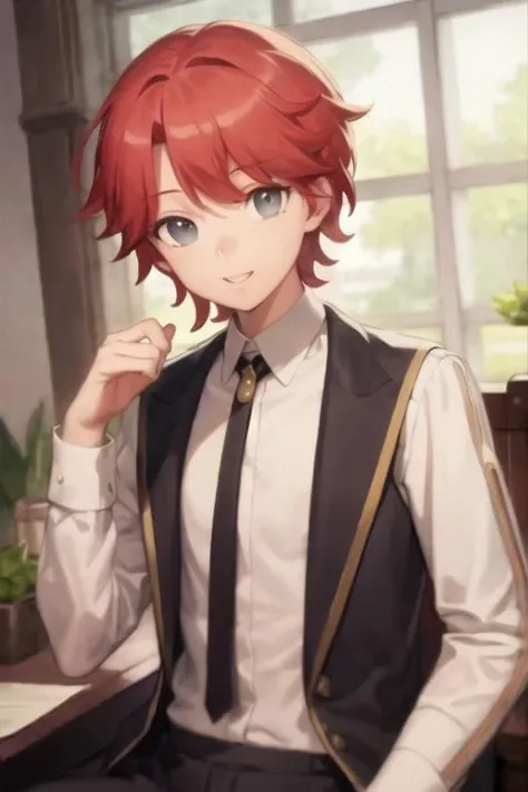 masterpiece, best quality, high quality, 1boy, solo, male focus, looking at viewer, , , <lora:sirius_dieke:0.70>, sirius_dieke, , shirt