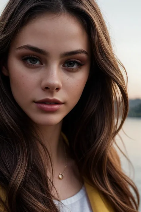 photo of beautiful 26 y.o woman, 4k uhd, high quality, dramatic, cinematic, (long flowy (umber hair:1.2)), (freckles:1.1), imaginary floral patterns, swarms, misty of fragrance, noticeable, the bird seed in her hands, growing into birds, giants shelter her body, intricate ornate structure, radiating, the night sky, deep dark shadows, hide new seasons, the woman is aware and watching us