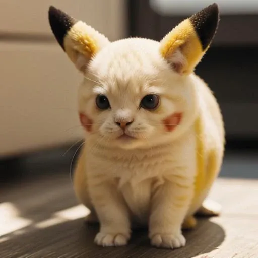 score_9, score_8_up, score_7_up, pikachu, feral, solo focus, happy, standing, high quality, high resolution, 4k, dynamic light, dynamic angle, cute, sweet