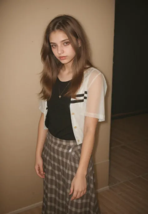 brunette, yullianna, casual dressed, 20 years old, <lora:Yullianna_Ultimate_SD1.5_v1-000012:1>
