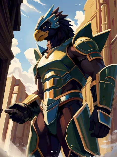 (CGI_Animation, (sharp focus:1.2), (color saturation:1.2), kemono (detailed_soft_skin:1.1), detailed background, (detailed:1.5), (intricate, high detail, film photography, soft focus, RAW candid cinema, (photorealism:1.1), realistic, analog style, subsurface scattering, masterpiece, best quality, ultra realistic, 8k, HDR)),
(perfect proportions:1.5), (kemono:1.5), (bara:1.5), (male:1.5), muscular, extremely very tall, (extremely long body:1.5), (toughguy:1.5), (veiny muscles:0.85), (perfect face), (handsome face!), (large red eyes1.5), (direct gaze:1.5), highly detailed eyes, alluring gaze, smug condescending smile, powerful strong mighty, (dark eagle:1.5), sinister looking face, (techno organic:1.5), (bio-boosted armor:1.5), villain, supervillain, evil, supervillain suit, power suit, monster, latex, leather, armor, spiky knuckles, spiky shoulders, super strength, flawless body, hyper healing factor, super strength, total body, Techno-Alpha, cinematic blue and red and pink and gold colors,
(art by Chunie, jiandou, yupa, kiyosan, darkgem, Izrez, twinkle-sez, Adios, OrcFun, Akira Toriyama, Kentaro Miura, Katsuhiro Otomo, Watanabe Kenji, Yoshiki Takaya, Go Nagai, Tetsuo Hara, Riku Sanjo, Koichi Ohata, Masamune Shirow, giger, midjourney),
<lora:LuxTech:0.0.85> guyverbba <lora:Biomechanicals_v2_lora1500:0.85> hnsrdlf style, <lora:ChromeTech-21:0.85> chrometech , metallic , chrome , scifi, <lora:Guyver_v15:0.85> g01, g00, g02f, g03, aptomf, no_huamans, <lora:MMMM_Style:0.85>