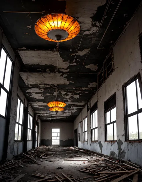 liminal space inside a vacant abandonned construction site, drizzly, flickering light, rusting metal, at midnight,
Masterpiece,best quality,hi res,8k,hi res,8k,award winning,(sharp focus, intricate, highly detailed),