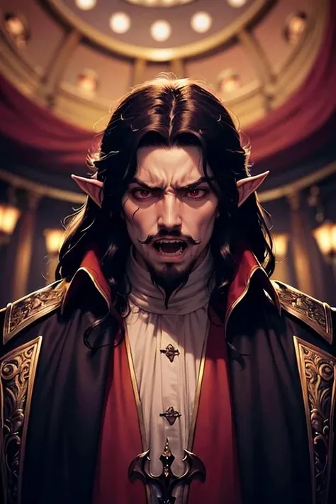 arafed boy with long hair and a moustache and goatee sitting in front of a window, portrait shot 8 k, fantasy boy portrait, matte painting portrait shot, young with long hair, fantasy genre portrait, soft portrait shot 8 k, as a medieval fantasy character, portrait of a slender elven man, with long hair and piercing blue eyes