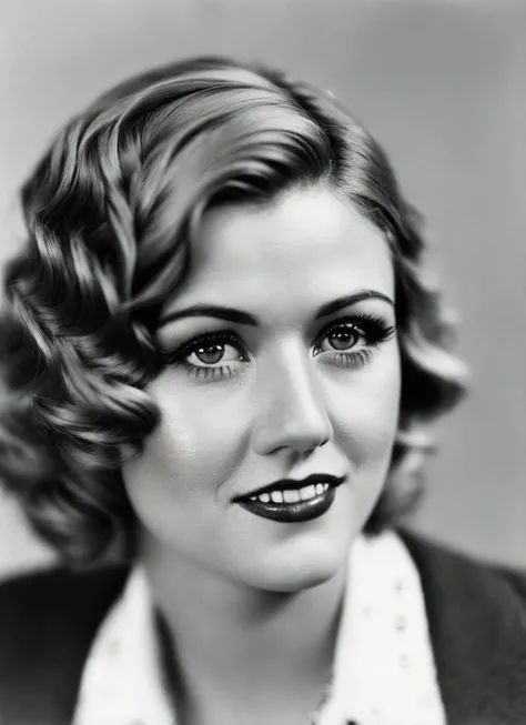A 1930s professional photograph of sks woman, ((detailed face)), (High Detail), Sharp, 8k, ((bokeh)), <lora:locon_katmcnamara_v1_from_v1_64_32:1.25>