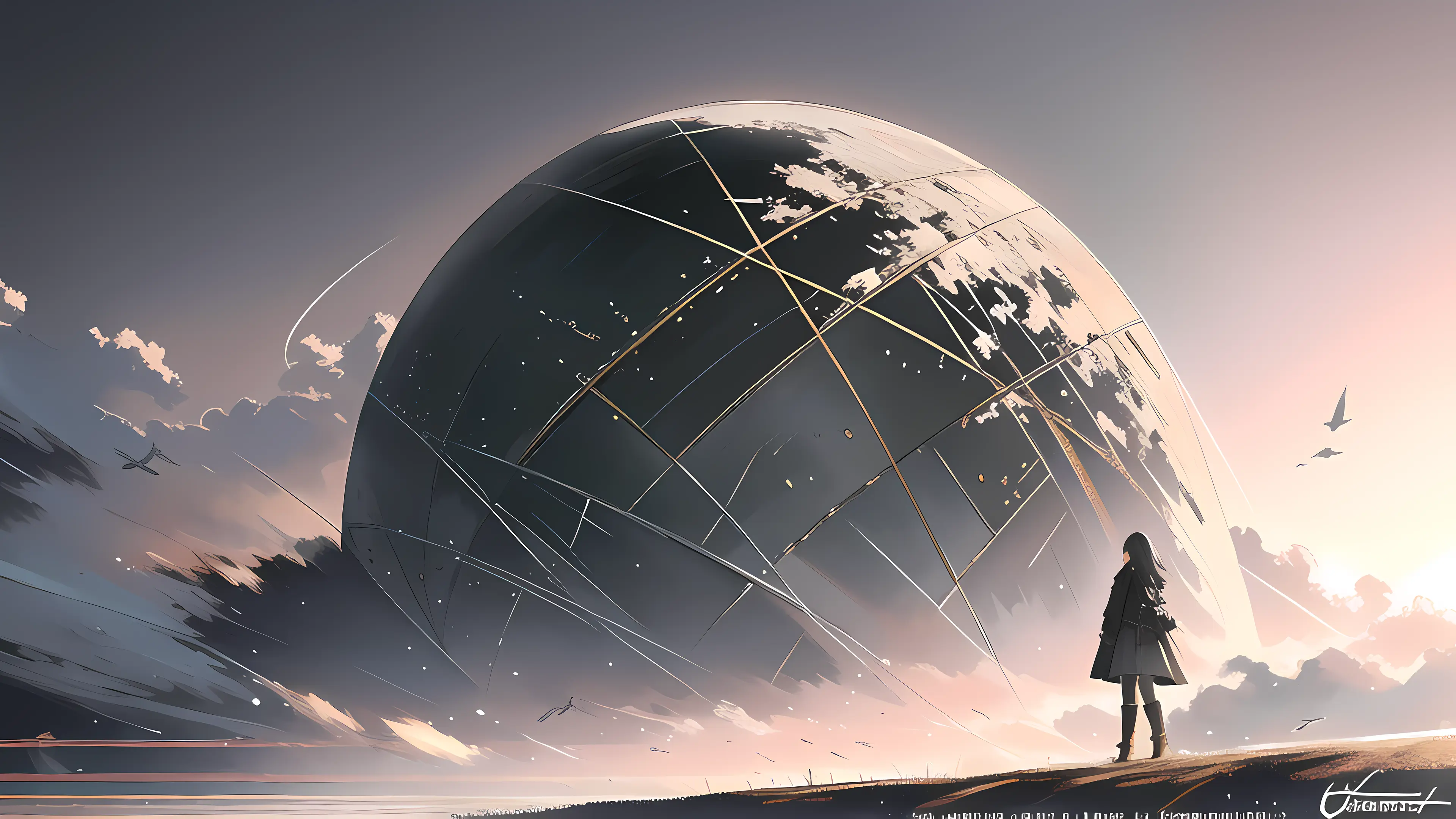 (zero_two_007:0.8), (nvinkpunk:0.9), when the earth turns grey, and birds fall from the sky, I will reminisce often, of our old true way, masterpiece, existential, wonderful, beautiful, highly detailed, 8k octane, HDR, ultra detailed, best quality, highest quality, realistic lighting, hyperdetailed, Jeremy Lipking, Antonio J. Manzanedo