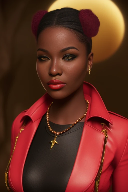 african,portrait, trading card, virtual, futuristic, punk, victorian, rim lighting, duskypie, redshift style, lisdusk1,seconddusk