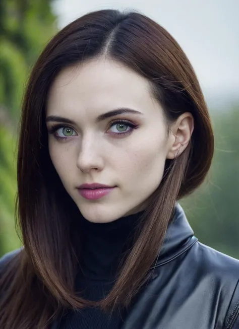 A stunning intricate full color portrait of (sks woman:1), wearing a black turtleneck, epic character composition, by ilya kuvshinov, alessio albi, nina masic, sharp focus, natural lighting, subsurface scattering, f2, 35mm, film grain, <lora:locon_amouranth_v1_from_v1_64_32:1.25>